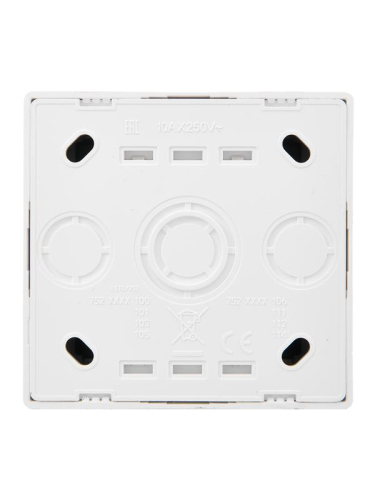 Выключатель проходной 2-кл. ОП LETO бел. LEZARD 752-0200-106 фото 3 Выключатель проходной 2-кл. ОП LETO бел. LEZARD 752-0200-106 фото 3