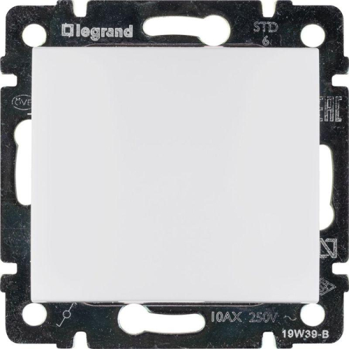 Переключатель проходной 1-кл. СП Valena 10А IP31 250В механизм бел. IEK 774406 фото 2