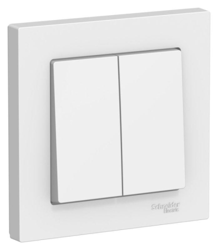 Выключатель 2-кл. AtlasDesign сх.5 10АХ в сборе лотос SE ATN001352 Выключатель 2-кл. AtlasDesign сх.5 10АХ в сборе лотос SE ATN001352