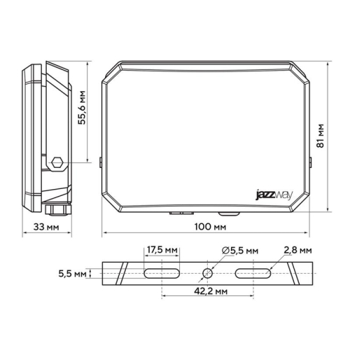 Прожектор светодиодный PFL-SA 30Вт OPAL 6500К IP65 СДО Pro JazzWay 5070325 фото 10