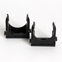 Держатель для труб (клипса) d25мм черн. (уп.100шт) TOKOV ELECTRIC TKE-LC-25-C05/100