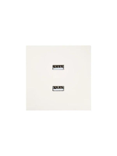 Розетка 2-мест. USB разъем СП ZIMA IP20 слон. кость LEZARD 704-9088-192 Розетка 2-мест. USB разъем СП ZIMA IP20 слон. кость LEZARD 704-9088-192