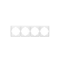 Рамка 4-м ROUND MIELE перламутр Kranz KR-78-0754-1