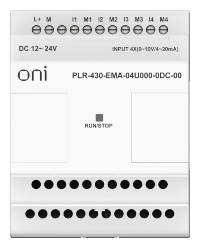 Модуль расширения входов выходов ПЛК 430 4 UI (0-20мА/0-10В) 24В DC ONI PLR-430-EMA-04U000-0DC-00 фото 2