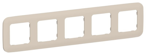 Рамка 5-м СП FLITE РУ-5-А-ФлЛ льняной IEK FI-M52-31-20-K88