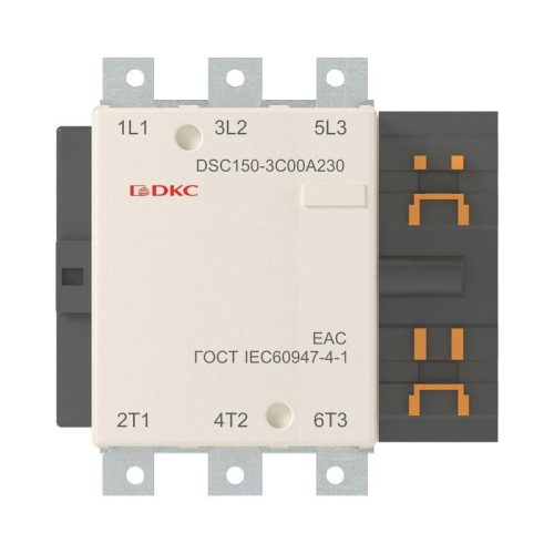Контактор магнитный DSC150-3C00A230 150А 75кВт (AC3) 220В AC YON DSC150-3C00A230