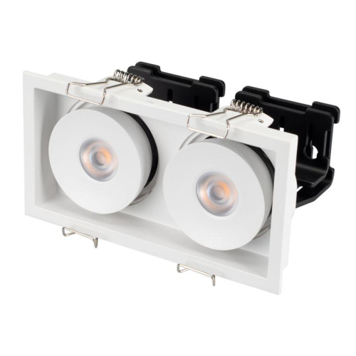 Светильник светодиодный CL-SIMPLE-S148x80-2x9W Warm3000 WH 45 deg IP20 металл Arlight 026876 Светильник светодиодный CL-SIMPLE-S148x80-2x9W Warm3000 WH 45 deg IP20 металл Arlight 026876