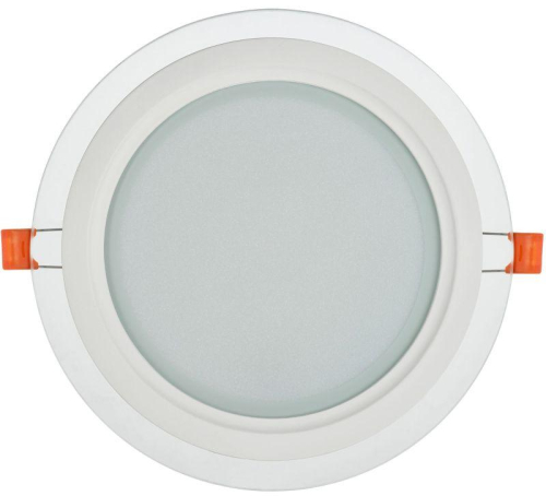 Светильник светодиодный ДВО 1622 18Вт 4000К IP20 встраив. со стекл. круг IEK LDVO0-1622-18-4000-K01