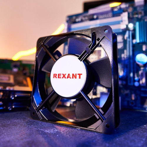 Вентилятор RX 12025HSL 220VAC Rexant 72-6120 фото 2