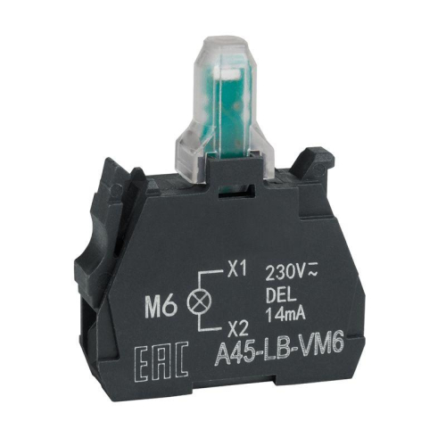 Блок световой OptiSignal D22 A45-LB-VM6 син. 230-240VAC ZBVM6 КЭАЗ 332211