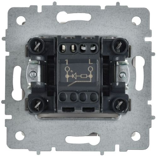 Выключатель 1-кл. СП BRITE ВС10-1-1-БрАБ 10А с индикацией механизм арктич. бел. IEK BR-V10-1-10-K91 фото 3 Выключатель 1-кл. СП BRITE ВС10-1-1-БрАБ 10А с индикацией механизм арктич. бел. IEK BR-V10-1-10-K91 фото 3