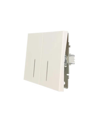 Выключатель 2-кл. с индик. СП ZIMA IP20 10А безвинт. зажим слон. кость LEZARD 704-9088-112QC фото 2