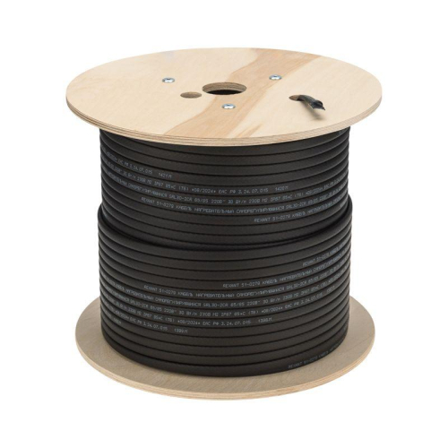 Кабель греющий (нагрев.) саморег. SRL30-2CR экранированный 30Вт/м 0.88кв.мм/55м 200м Rexant 51-0279