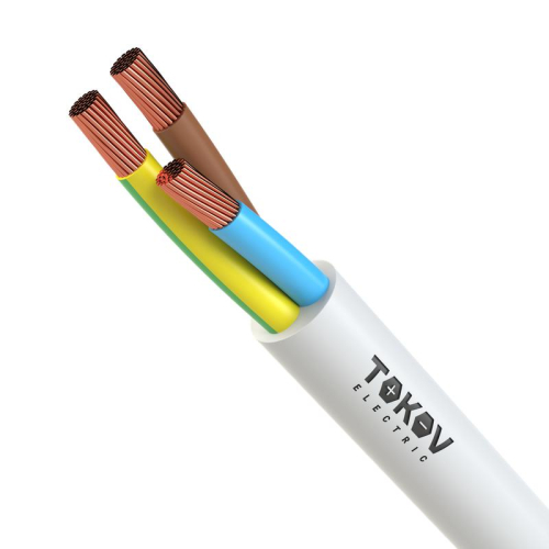 Провод TOKOV ELECTRIC ПВС 3х4(2х4+1х4)380В Б (уп.100м) 1945525 Провод TOKOV ELECTRIC ПВС 3х4(2х4+1х4)380В Б (уп.100м) 1945525