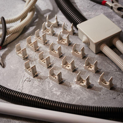 Держатель для труб (клипса) d25мм для монтажн. пистолета сер. Rexant 28-0425-1 фото 4 Держатель для труб (клипса) d25мм для монтажн. пистолета сер. Rexant 28-0425-1 фото 4