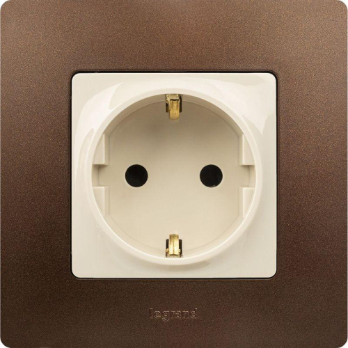 Рамка 1-м Etika какао IEK 672571 фото 2