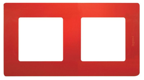 Рамка 2-м Etika красн. IEK 672532 фото 2 Рамка 2-м Etika красн. IEK 672532 фото 2