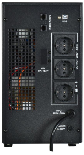 Источник бесперебойного питания ELECTRA LT 2кВА/1.6кВт с АКБ 4х7А.ч USB Schuko ITK ELT-2000VA-1-004-S фото 4 Источник бесперебойного питания ELECTRA LT 2кВА/1.6кВт с АКБ 4х7А.ч USB Schuko ITK ELT-2000VA-1-004-S фото 4