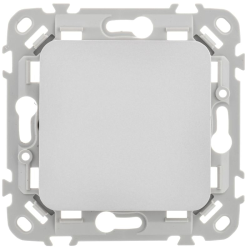 Выключатель 1-кл. СП FLITE ВС11-1-0-ФлА 10А механизм алюм. IEK FI-V10-0-10-1-K47 фото 2