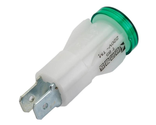 Арматура сигнальная 14мм с лампой 220В зел. EMAS S145NY фото 3