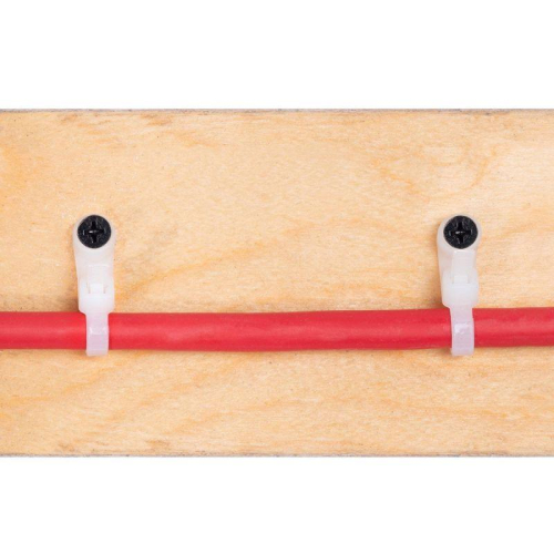 Хомут кабельный КСО 4х110 нейл. бел. (уп.100шт) Fortisflex 80528 фото 4