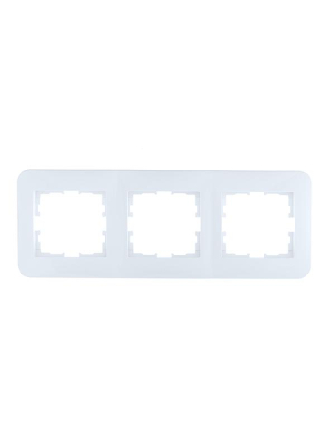 Рамка 3-м ASTI горизонт. бел. LEZARD 7081-0200-148