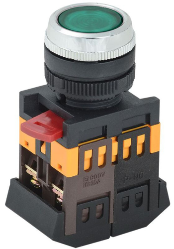 Кнопка ABLFS-22 d22мм 1НО+1НЗ 240В неон зел. GENERICA BBT30-ABLFS-K06 Кнопка ABLFS-22 d22мм 1НО+1НЗ 240В неон зел. GENERICA BBT30-ABLFS-K06