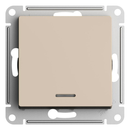 Переключатель 1-кл. AtlasDesign (сх. 6а) 10AX с подсветкой механизм песочн. SE ATN001263 фото 3