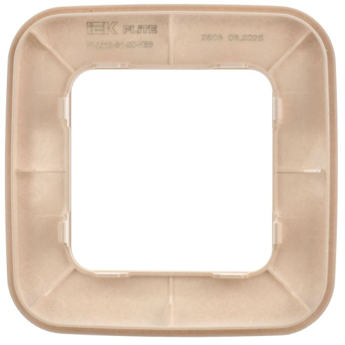 Рамка 1-м СП FLITE РУ-1-А-ФлЛ льняной IEK FI-M12-31-20-K88 фото 4