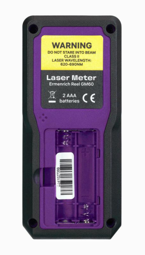 Рулетка лазерная Reel PRO GM60 фиолет. Ermenrich 84645 фото 5 Рулетка лазерная Reel PRO GM60 фиолет. Ermenrich 84645 фото 5