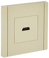 Розетка HDMI FORTE&PIANO FP440 ваниль IEK FP-H10-K10