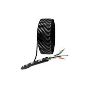 Кабель витая пара U/UTP кат.5E 4х2х24AWG solid CCA PE Outdoor Simple черн. (м) UL-4-PE-A Эра Б0044436