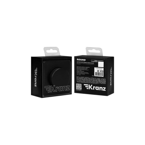 Светорегулятор (диммер) СП 300Вт ROUND MIELE оникс Kranz KR-78-0732-3 фото 7 Светорегулятор (диммер) СП 300Вт ROUND MIELE оникс Kranz KR-78-0732-3 фото 7