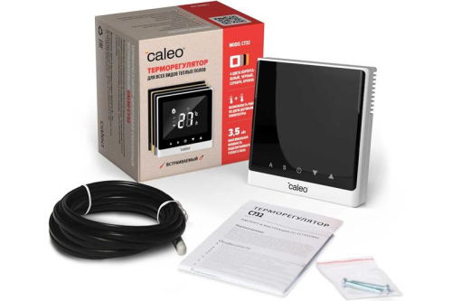Терморегулятор C732 встраиваемый цифровой 3.5кВт бел. CALEO 0К-00000780 фото 3 Терморегулятор C732 встраиваемый цифровой 3.5кВт бел. CALEO 0К-00000780 фото 3