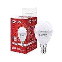 Лампа светодиодная LED-ШАР-VC 18Вт шар 4000К E14 1620лм 230В IN HOME 4690612065366
