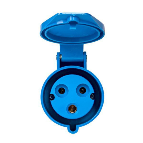 Розетка кабельная 32А 220В 2Р+РЕ IP44 (223) EKF ps-223-32-220 фото 4