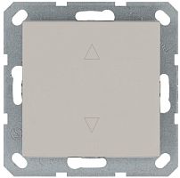 Выключатель для жалюзи 1-кл. 10А IP20 механизм тауп Jasmart G3018T