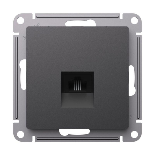 Розетка телефонная AtlasDesign RJ11 механизм базальт SE ATN001481 фото 3