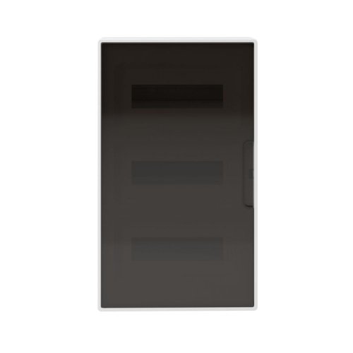 Щиток настенный 36мод. IP41 с тонированной дверцей с шинами PEN 2шт 8 отверст.+2шт 10 отверст. бел. DKC F36W1WD фото 2