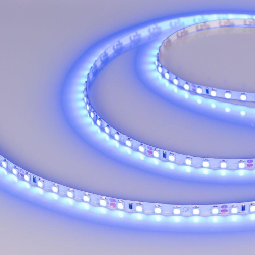 Лента светодиодная RT-A120-5mm 24V Blue 9.6Вт/м IP20 2835 (уп.5м) Arlight 0156603