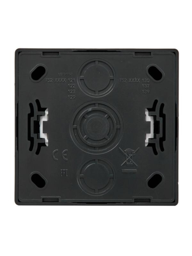 Розетка 1-м ОП LETO без заземл. ПБТ черн. бархат LEZARD 752-4200-121B фото 4 Розетка 1-м ОП LETO без заземл. ПБТ черн. бархат LEZARD 752-4200-121B фото 4