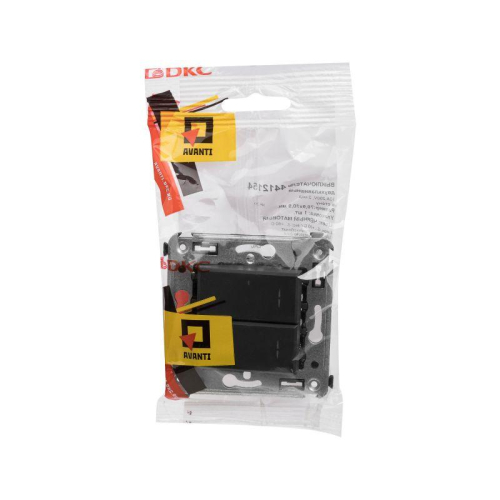 Кнопка 2-кл. СП Avanti "Черный матовый" DKC 4412154 фото 5