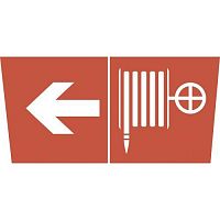 Этикетка самоклеящаяся 350х130мм "Пожарный кран/стрелка налево" SSA-101 INFO-SSA-106 ЭРА Б0048475