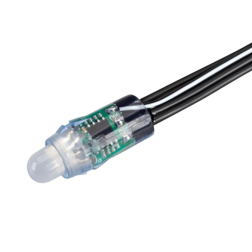 Модуль герметичный ARL-UVR-D12 5В White6000 (0.3Вт IP67 90 deg) пластик (уп.500шт) Arlight 042976