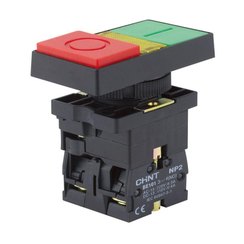 Кнопка двойная NP2-EW8465 черный корпус 1НО+1НЗ AC/DC220В (LED) IP40 (R) CHINT 575344 Кнопка двойная NP2-EW8465 черный корпус 1НО+1НЗ AC/DC220В (LED) IP40 (R) CHINT 575344