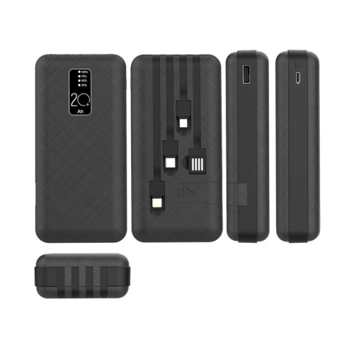 Устройство зарядное портативное Power Bank (аккумуляторная батарея) 20000мА.ч черн. Rexant 30-2039 фото 3