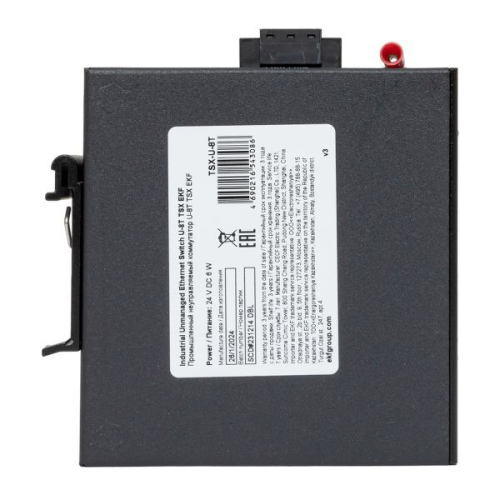 Коммутатор неуправляемый промышленный U-8T 8 портов 10/100Base-T(X) RJ45 монтаж на DIN-рейку TSX EKF TSX-U-8T фото 5