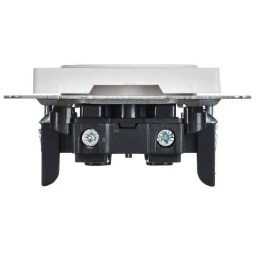 Розетка BRITE РС10-1-0-БрАБ 10А без заземл. без защ. шторок механизм арктич. бел. IEK BR-R10-10-K91 фото 4