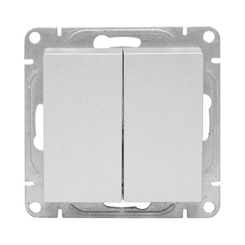 Выключатель перекрестный 2-кл. СП Эпика механизм алюм. EKF UP1-SWA-22 фото 3