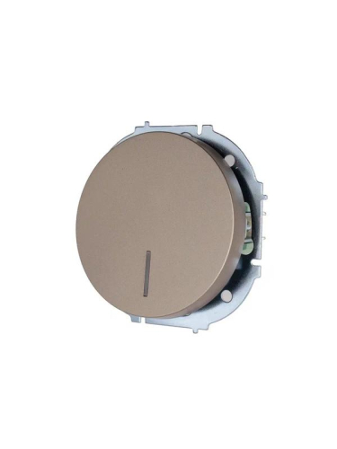 Выключатель 1-кл. СП OSEN 10А IP20 с подсветкой механизм титан LEZARD 743-3788-111 фото 2